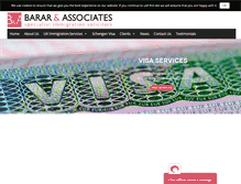 Tablet Screenshot of bararassociates.com